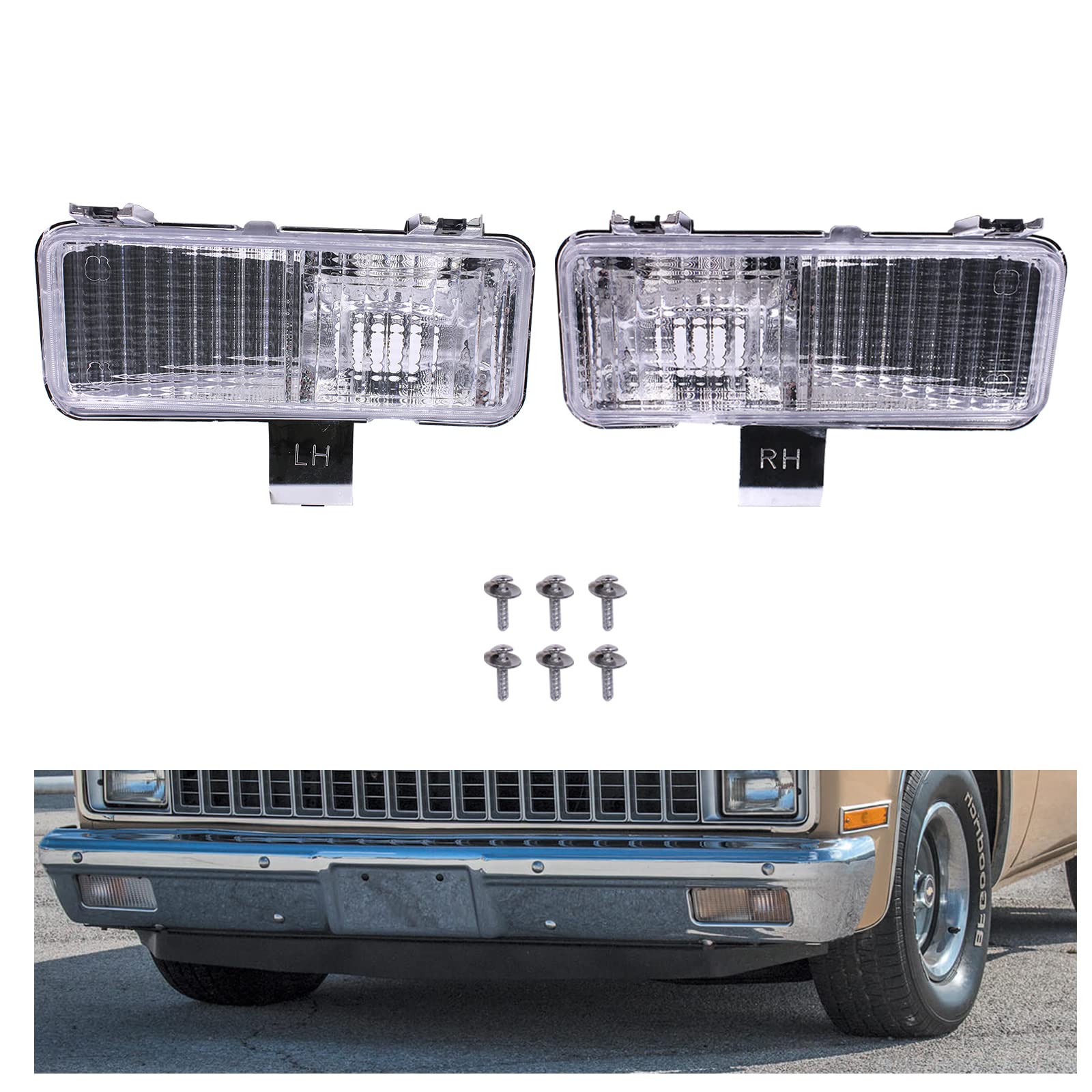 Amazon.com: 1409KMT C10 Turn Signal Park Lights Front Compatible